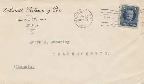 1921: Habana to Braunschweig