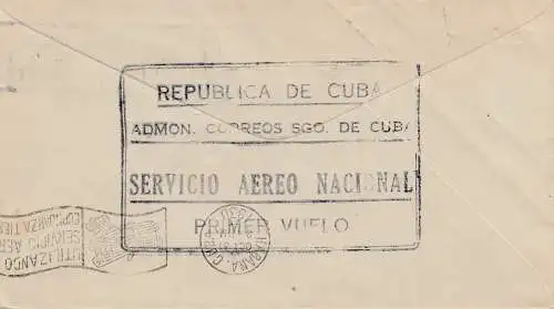 1930: Santiago to Los Angeles via air mail, Servicio Aero National