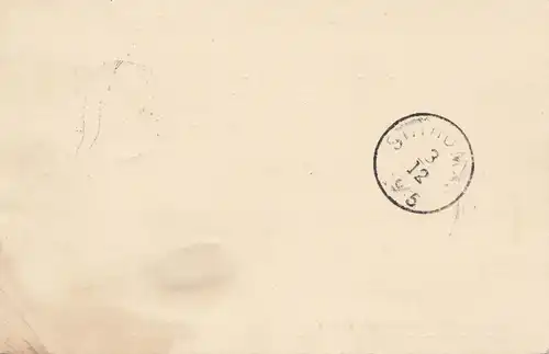 Dansk-Vestinien: Christianstad 1905 postcard to London