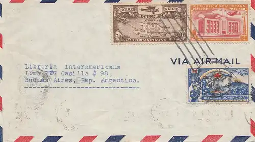 Domenikanische Republik 1945: San Francisco De Macoris to Argentina Buenos Aires