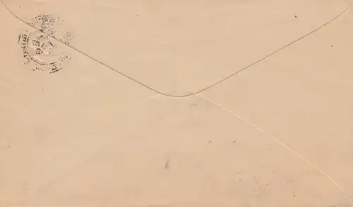 Ecuador: 1892: post card to Ambato