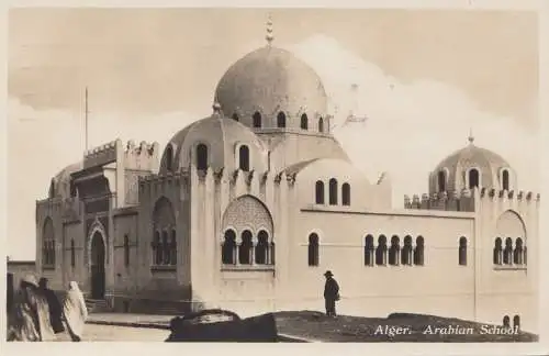 French colonies: Algérie: 1930 post card Arabian School to Oberslema/Germany