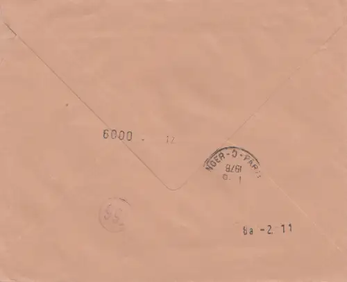 French colonies: Algérie 1978 par avion express to BMW Munich