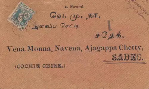 French colonies: Indo-chine 1915 to Sadec