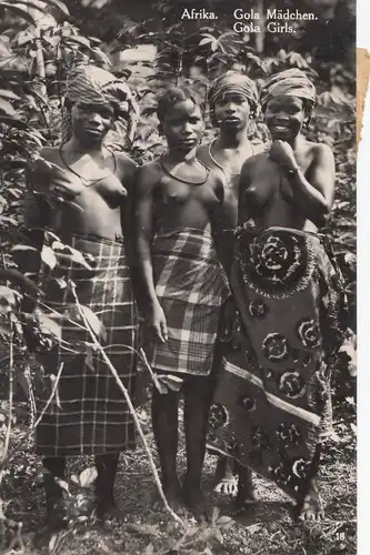 French colonies: Registered 1929 Cote d' Ivoire to Germany- Gola Girls