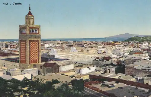 French colonies: Tunisie: card postale 1911 to Eibau
