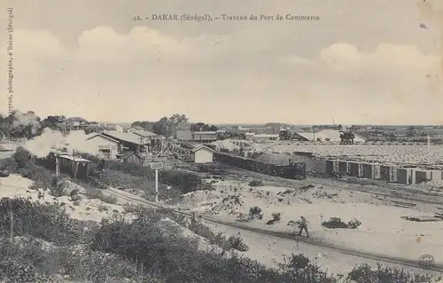 French colonies: Senegal 1927: post card Dakar to Guethary France