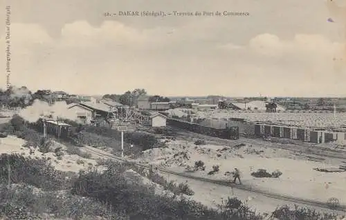 French colonies: Sénégal 1927: post card Dakar to Guethary France