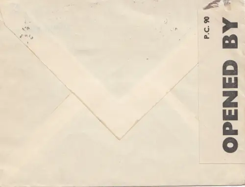 French colonies: Algerie: 1943 Alger to Genf-Croix Rouge, Examiner/censor