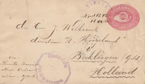 Guatemala: 1898 Beckbergen to Beickberg en Hollande