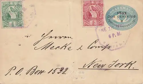 Guatemala: 1902: letter to New York