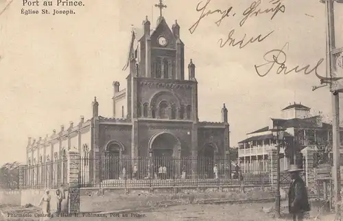 Haiti: 1905 post card Port au Price to Riesa