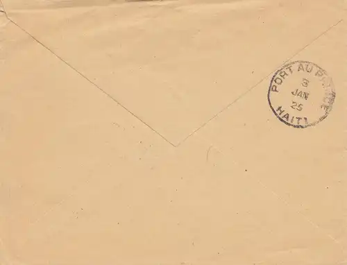 Haïti: 1925: Cap Haïtien to Berlin