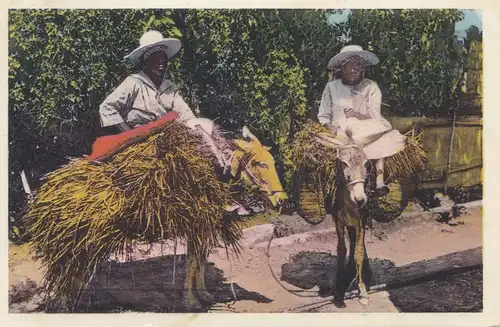 Haïti: 1937: post card Pittorewque to Cameron, Missent to Cameron