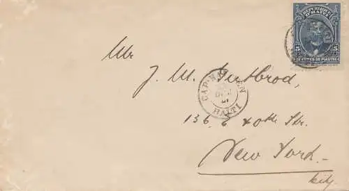 Haiti: 1921: letter to New York City