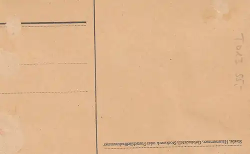 GG 1944: Lettres de route avec cachet de la poste de Wroclaw-Krakau, collées