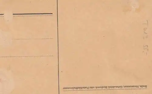 GG 1944: Streckenbriefe mit Bahnpoststempel Breslau-Krakau, aufgeklebt
