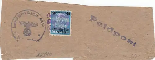 GG: envoi mensuel en franchise de droits, extrait de colis envoyé par courrier de champ