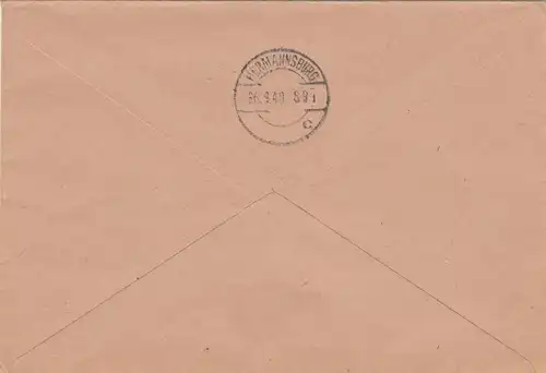 GG: Eilboten Einschreiben Skarzysko, Porto 220, leicht überfrankiert