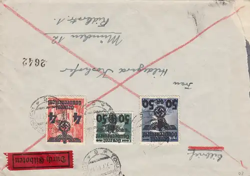 GG: Eilbotenbrief, portogerecht, seltenere MiF