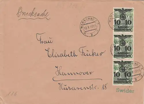 GG: Cause d'impression 100-250g de Sreig à Hanovre, lettre ouverte