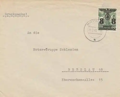 GG: Chose de pression 2. G. Niveau Krynica après Wroclaw - Groupe moteur Silésie