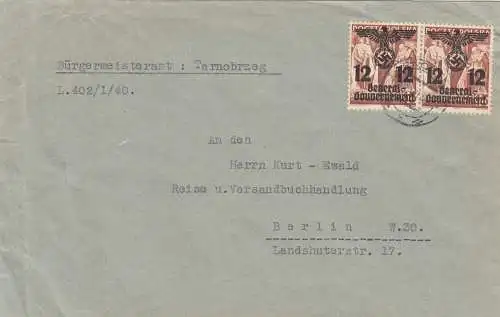 GG: Mehrfachfrankatur 12Gr, enger Abstand Tarnobrzeg nach Berlin