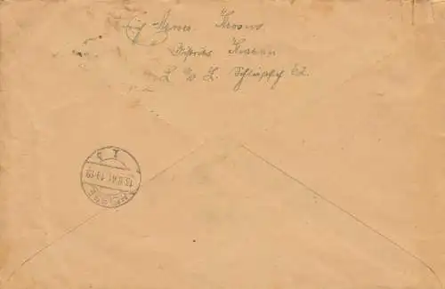 GG: Einschreiben Krakau 1 nach Neisse