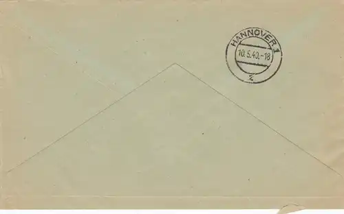 GG: portogerechte MiF MiNr. 38 von Ostrow nach Hannover