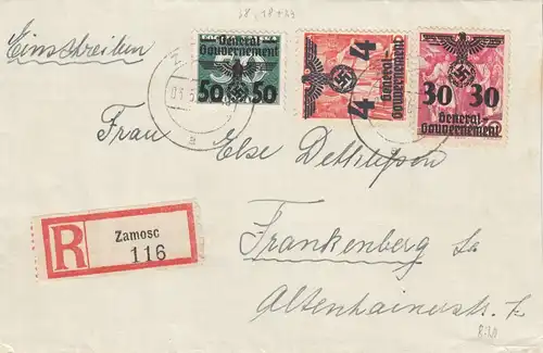 GG: portogerechte MiF#38  Zamosc nach Frankenberg