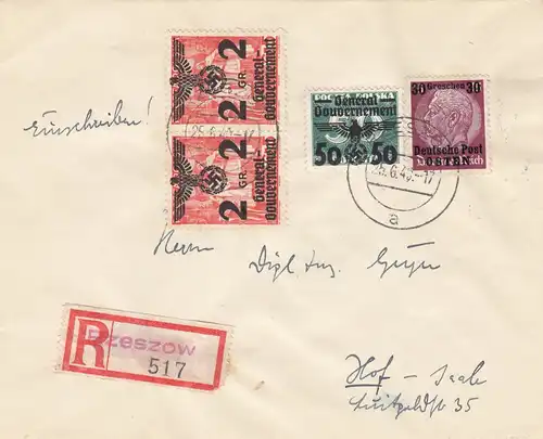 GG: portogerechte MiF#38, Rzeszow nach Hof