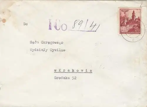 GG: Brief innerhalb von Krakau