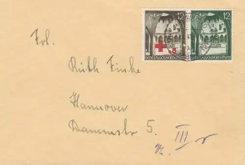 GG: MiF de la 12Gr Croix-Rouge, porto approprié à Hanovre