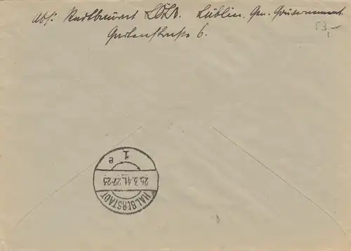 GG: MiF von Lublin, Chef des Distrikts, nach Halberstadt