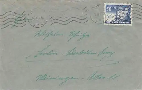 GG: EF der 50Gr. WHW Marke nach Berlin Charlottenburg