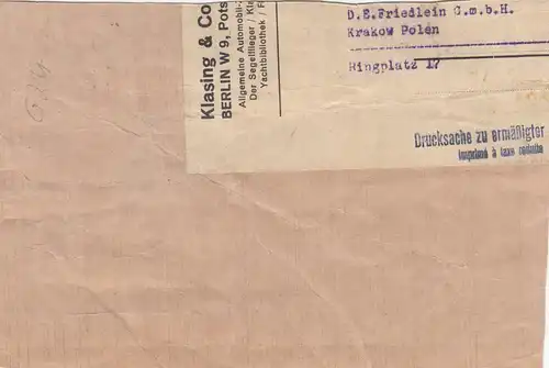 GG: colis de livraison recommandé de Cracovie à Pionki