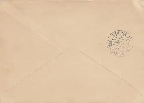 GG: Schöne MiF auf portogerechtem Brief MiNr. 89, Zablotow/Galizien nach Leipzig