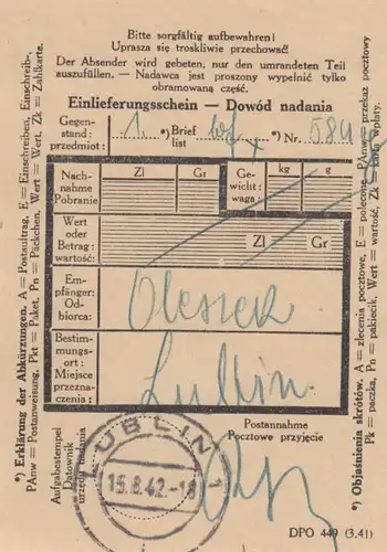 GG: Lublin ensemble de la sous-rande MiF, presque juste comme lettre R-Eil Lublin
