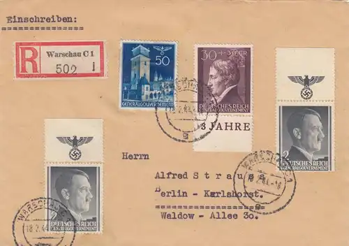 GG: MiF Allemands importants, recommandés pour Varsovie à Berlin