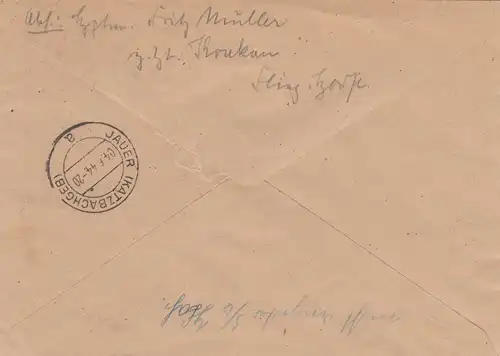 GG: MiF recommandé Cracovie à Jauer, 2 gr. surfrankeniert