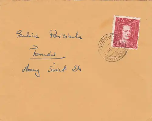 GG: EF Porto sur lettre, Prtseworsk après Tarnov