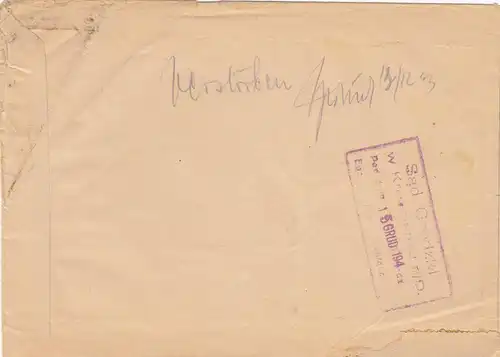 GG: Service: MiF Lettre de Kroscienko, portofunk 108GR