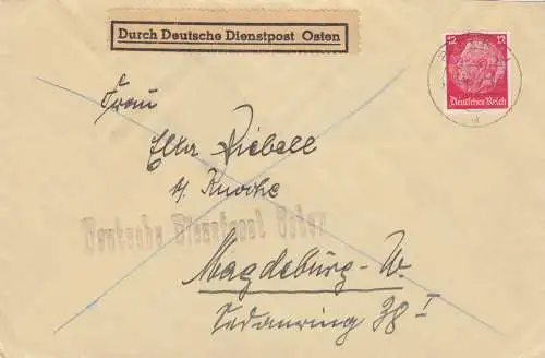 GG frühe Post: 23.11.39 Petrikau nach Magdeburg