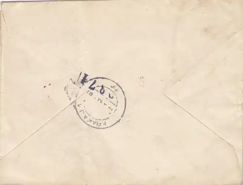 GG France: Lettre recommandé à OPEL Bauer à Cracovie, censure