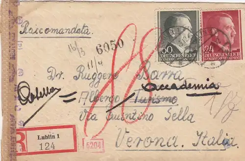 GG Italie: Enregistrer Lublin à Vérone, censure, en fait porto juste