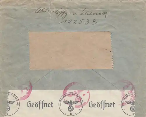 GG Suède: FPn° 12253B après Stockholm, obscurité du cachet - Description