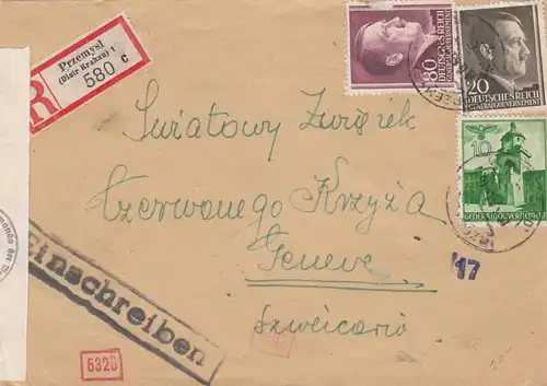 GG Suisse Enregistrer Przemysl à Genève, porto, censure