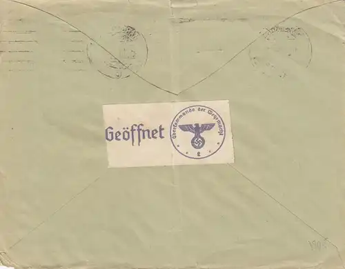 GG Schweiz Auslandsdrucksache Warschau EF, Zensur, siehe Beschreibung