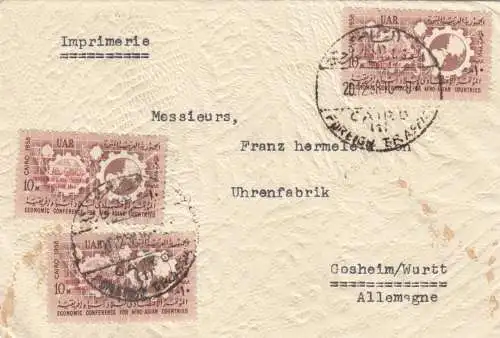 1958: CERO - CAIRE - horlogerie Gosheim