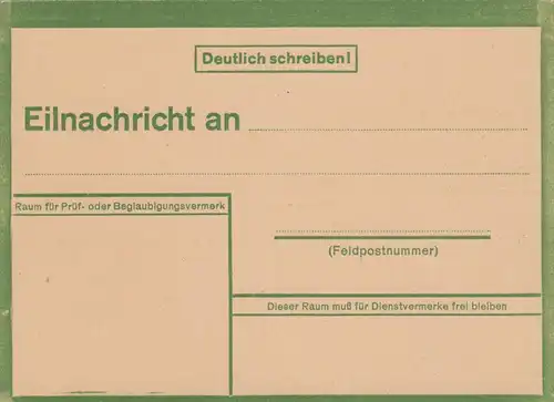 Court-info /Signet Carte postale verte, blanc 5431 43 2 D